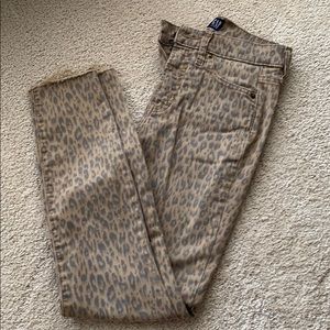Gap Animal Print Jeans
